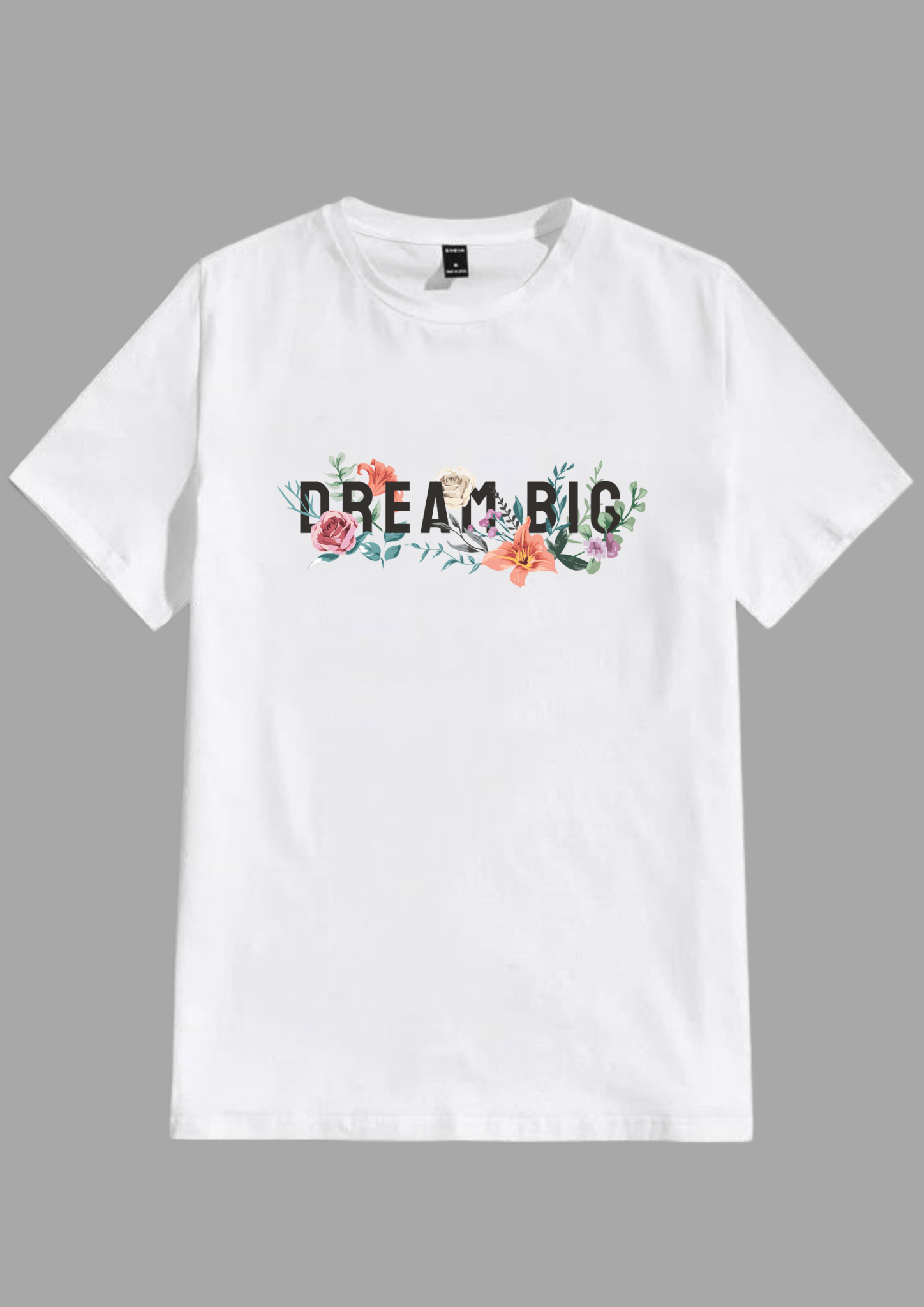 DREAM BIG PRINTED WOMEN TSHIRTS - Creazywolfs