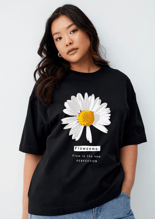 FLAWSOME PRINTED TSHIRTS FOR WOMEN - Creazywolfs