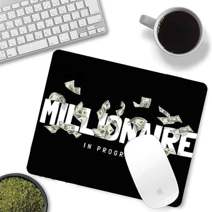 MILLIONAIRE PRINTED MOUSEPAD - Creazywolfs
