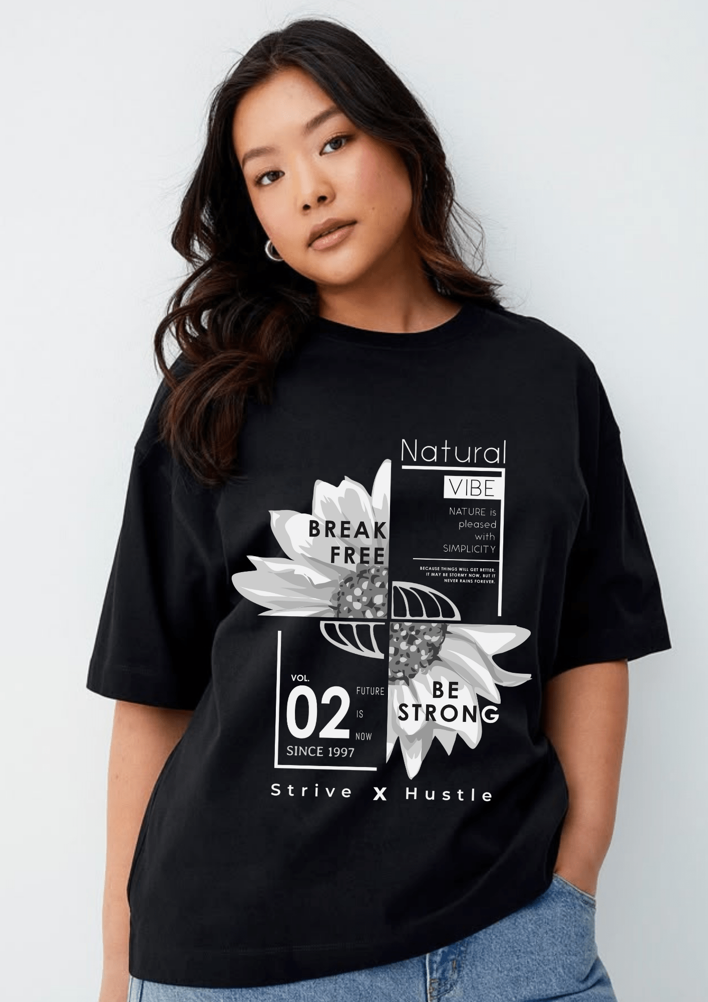 MINIMAL PRINTED TSHIRTS FOR WOMEN - Creazywolfs