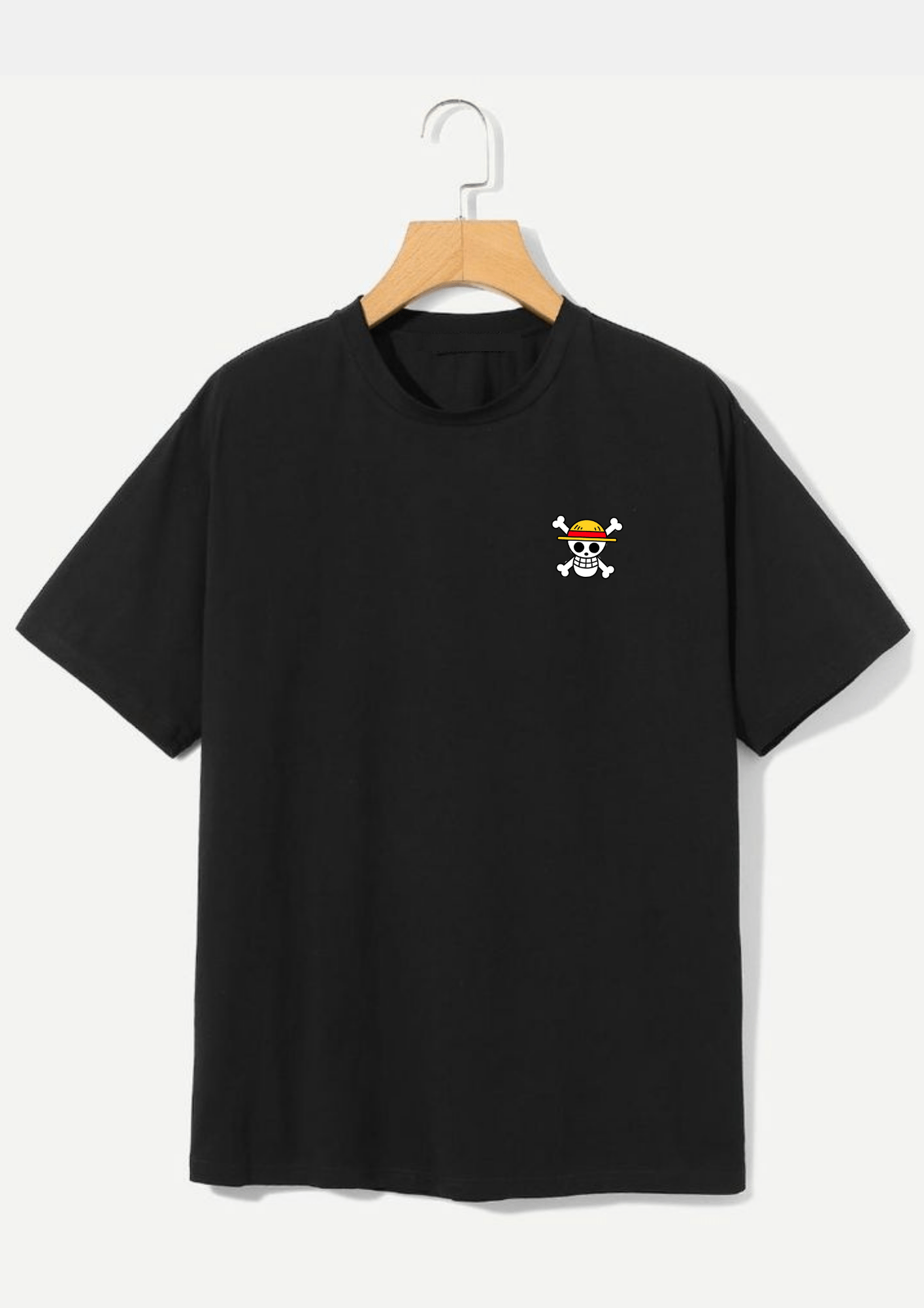 ONE PIECE ANIME PRINTED BLACK TSHIRT FOR MEN - Creazywolfs